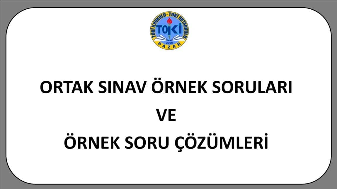 1. Dönem 1. Yazılı Sınav Örnek Soruları Yayımlandı